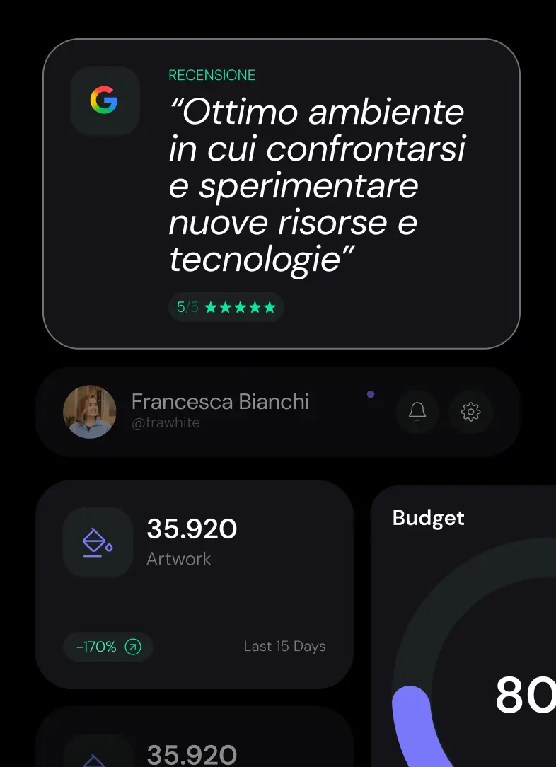 Dashboard software personalizzato Logix - Interfaccia mobile ottimizzata